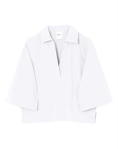 Day Birger et Mikkelsen - Luma Cottaline Hemd - Brilliant White